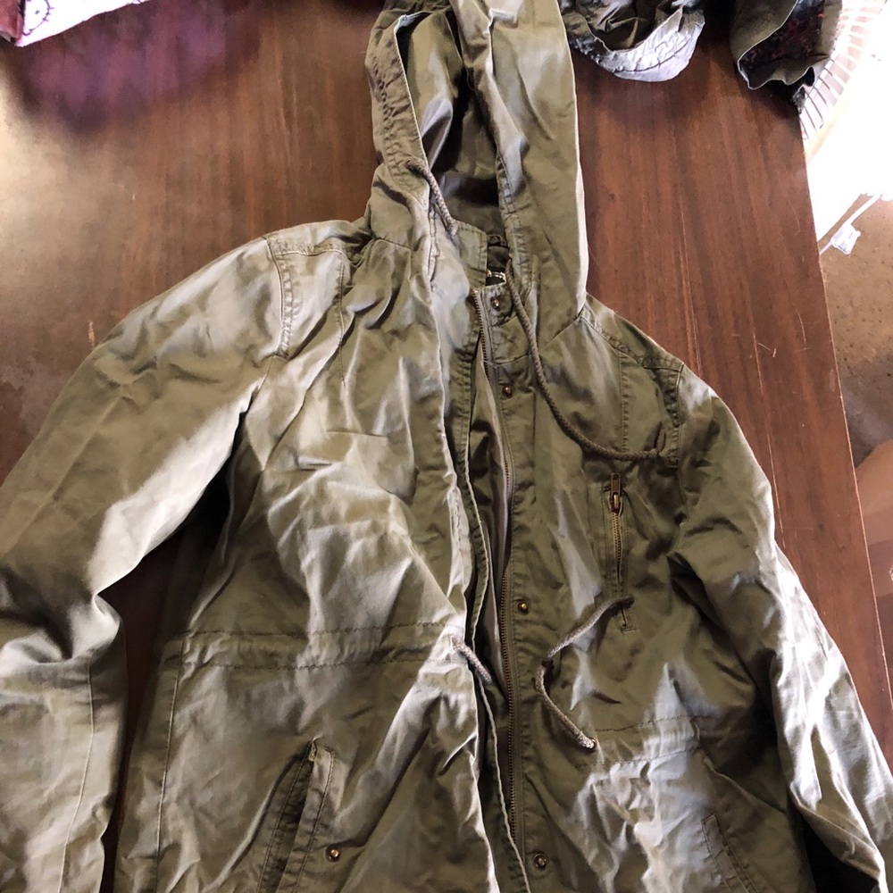 🌟final sale🌟Olive green utility jacket